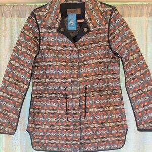 Pendleton Women's Jacket with Multicolor Geometric Pattern